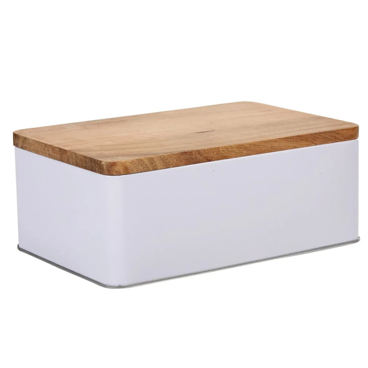 Conservation Alimentaire<Gifi Boîte à sucre rectangulaire blanc naturel