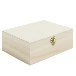 Conservation Alimentaire<Gifi Boîte à thé en bois à personnaliser 20xH7x15cm