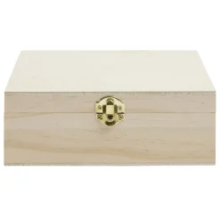 Conservation Alimentaire<Gifi Boîte à thé en bois à personnaliser 20xH7x15cm