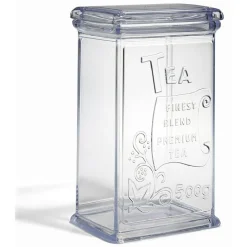 Conservation Alimentaire<Gifi Boîte à thé 500g en plastique transparent 11,5x9xH19cm
