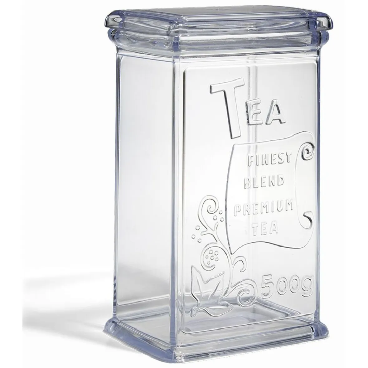 Conservation Alimentaire<Gifi Boîte à thé 500g en plastique transparent 11,5x9xH19cm