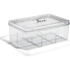 Conservation Alimentaire<Gifi Boîte à thé plastique transparent 21,5x15x8,5cm