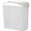 Gifi Boîte alimentaire empilable transparente et blanche 1,25 L| Conservation Alimentaire