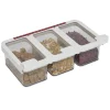 Conservation Alimentaire<Gifi Boîte alimentaire 3en1 à fixer sur étagère L33x19xH11cm