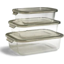 Conservation Alimentaire<Gifi Boîte alimentaire en verre avec couvercle étanche à clips 1L