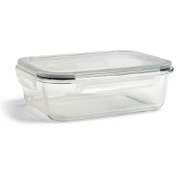 Conservation Alimentaire<Gifi Boîte alimentaire en verre avec couvercle en plastique à clips 1,5L