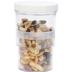 Conservation Alimentaire<Gifi Boîte alimentaire extensible transparente couvercle blanc