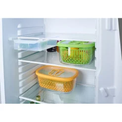 Conservation Alimentaire<Gifi Boîte alimentaire hermétique avec panier fraîcheur 4 L vert