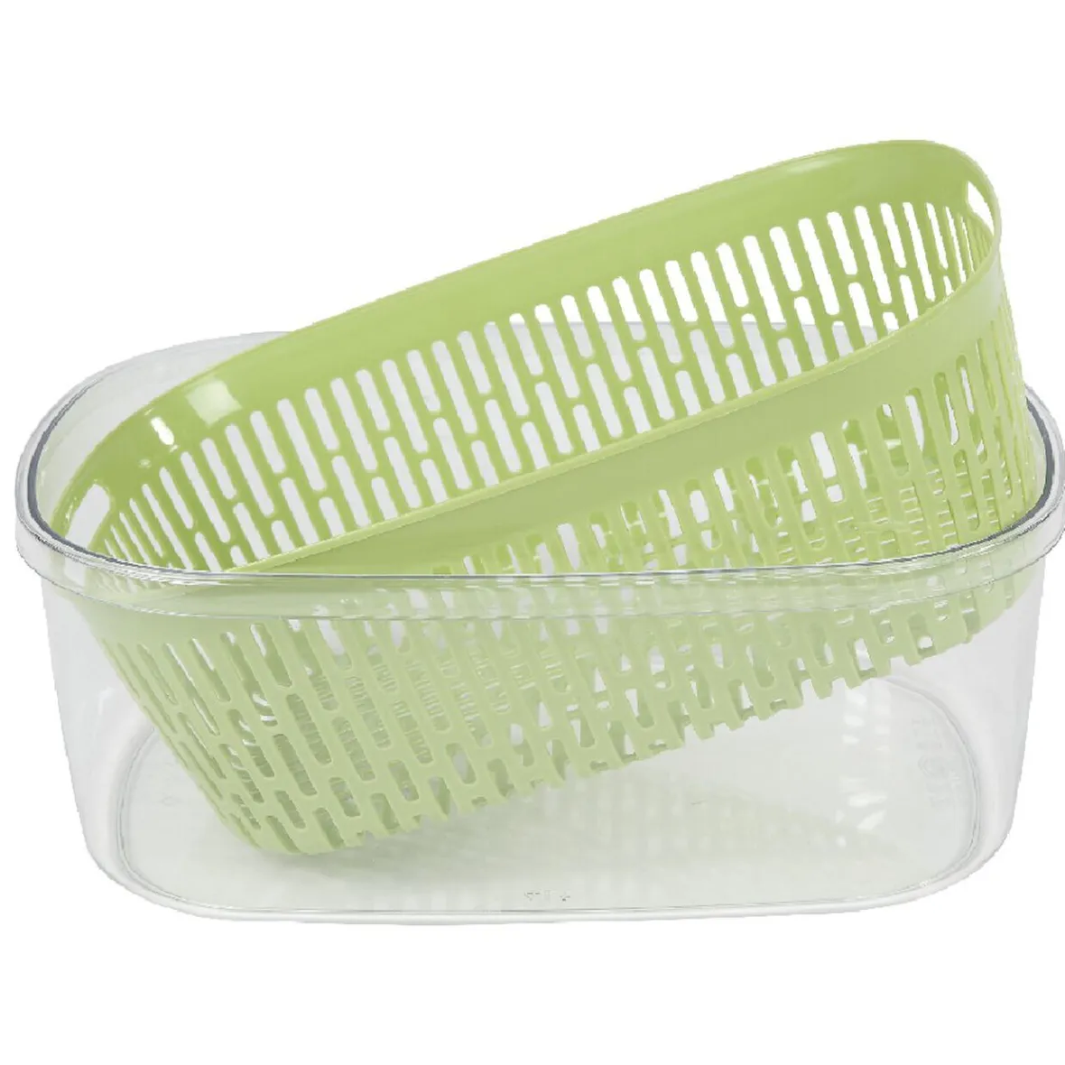 Conservation Alimentaire<Gifi Boîte alimentaire hermétique avec panier fraîcheur 4 L vert