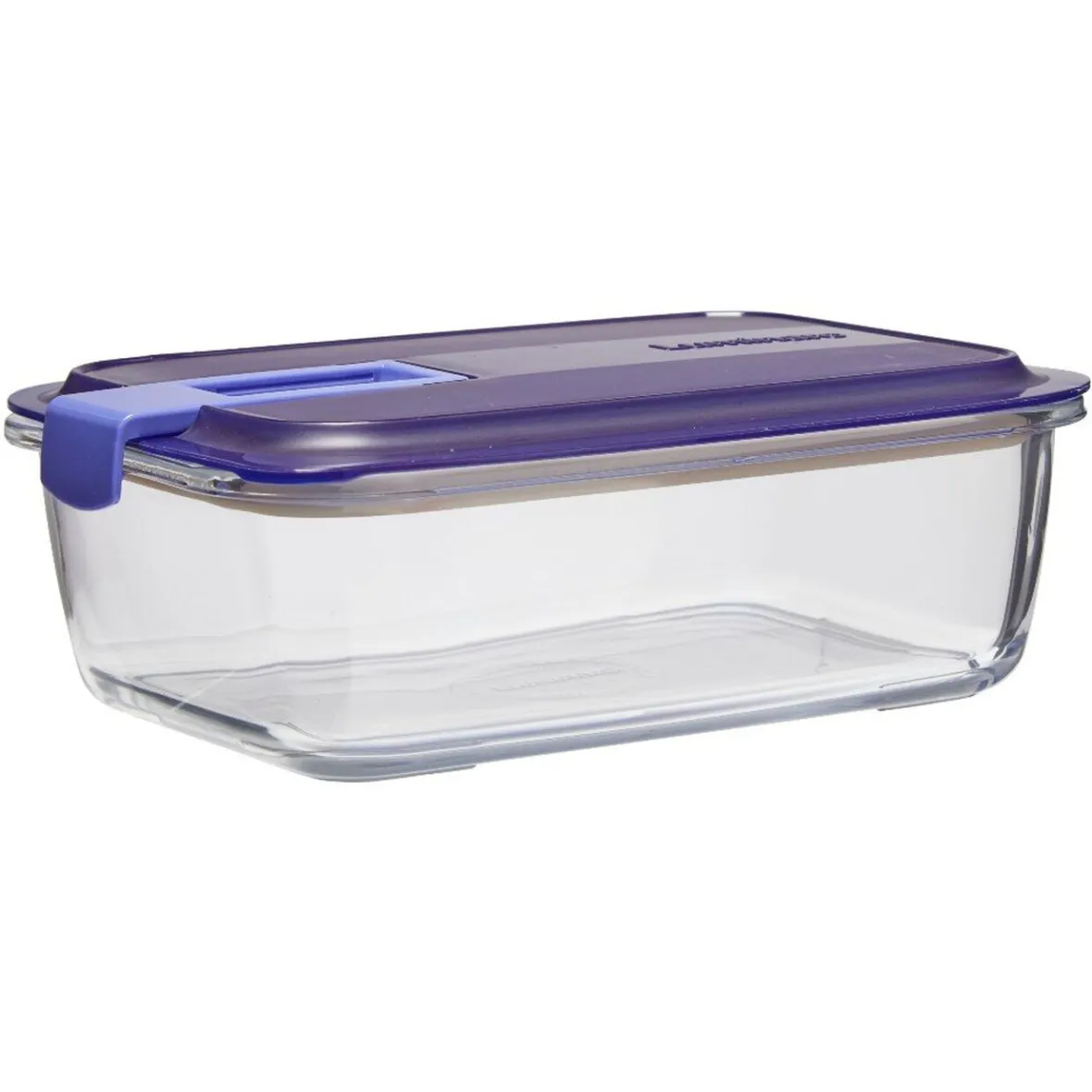 Conservation Alimentaire<Gifi Boîte alimentaire Luminarc Easy Box verre transparent et bleu 122 cl