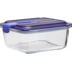Conservation Alimentaire<Gifi Boîte alimentaire Luminarc verre Easy Box transparent et vert 76 cl