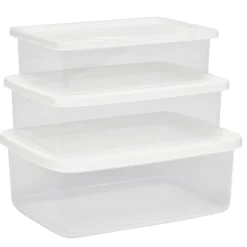 Conservation Alimentaire<Gifi Boîte alimentaire rectangulaire polypropylène x3