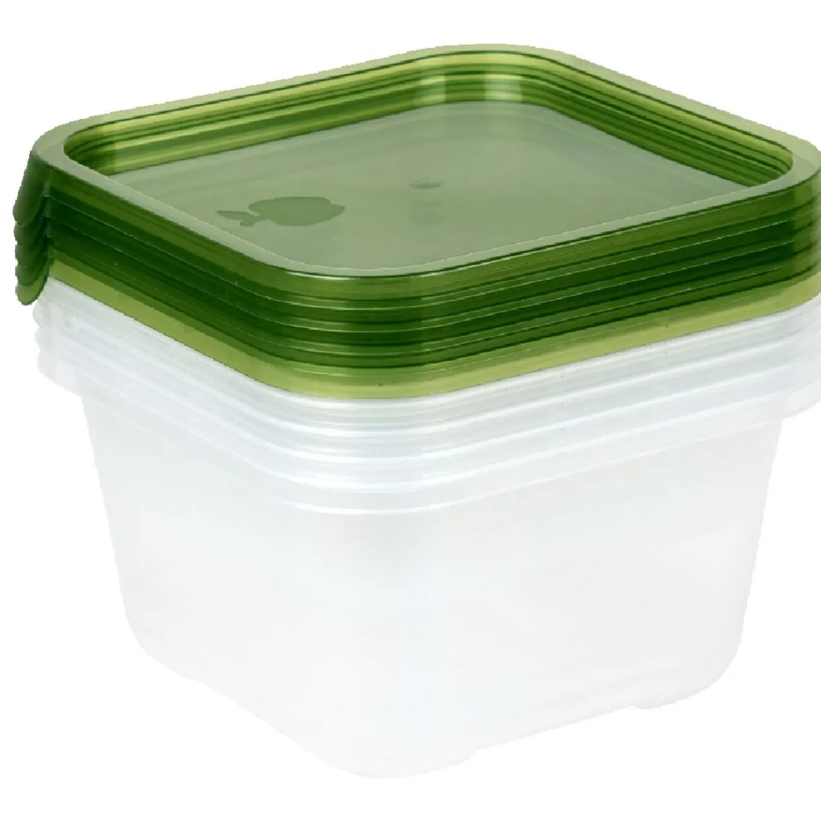 Conservation Alimentaire<Gifi Boîte alimentaire transparente et verte x5