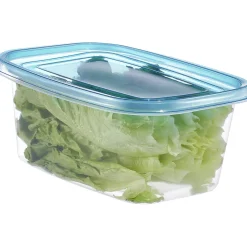 Conservation Alimentaire<Gifi Boîte alimentaire transparente couvercle bleu x18