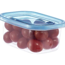 Conservation Alimentaire<Gifi Boîte alimentaire transparente couvercle bleu x18