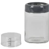 Gifi Boîte conservation verre 2 en 1 couvercle mesureur| Vaisselle Et Accessoires De Table