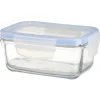 Conservation Alimentaire<Gifi Boîte de conservation en verre hermétique L14xl9,4xH6 cm