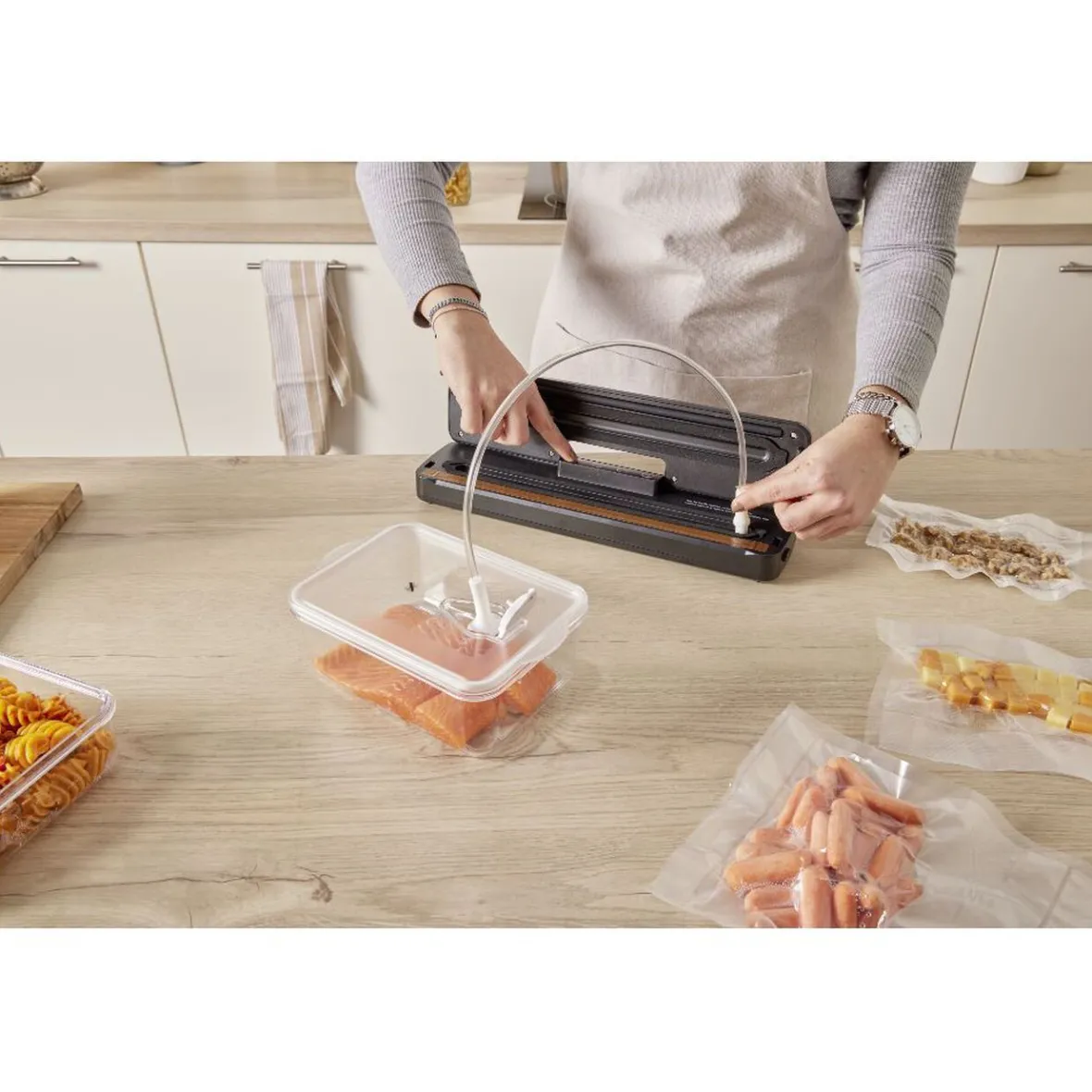 Conservation Alimentaire<Gifi Boîte de conservation sous vide 1,3L - 21,5x13,8xH7,7cm