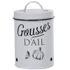 Conservation Alimentaire<Gifi Boîte de conservation vintage en métal pour gousses d'ail