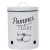 Conservation Alimentaire<Gifi Boîte de conservation vintage en métal pour pommes de terre