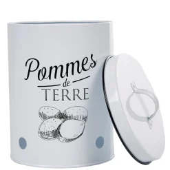 Conservation Alimentaire<Gifi Boîte de conservation vintage en métal pour pommes de terre