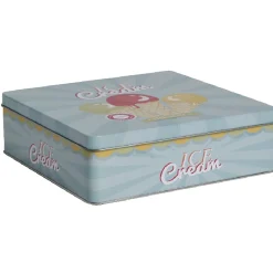 Conservation Alimentaire<Gifi Boîte de rangement cuisine bleue décor glace multicolore
