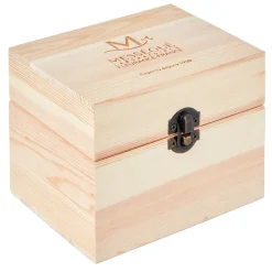 Gifi Boîte de rangment pour huiles essentielles bois naturel| Vaisselle Et Accessoires De Table