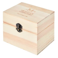 Gifi Boîte de rangment pour huiles essentielles bois naturel| Vaisselle Et Accessoires De Table