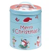 Gifi Boîte en métal 3 niveaux design Noël| Vaisselle Et Accessoires De Table