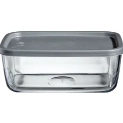Gifi Boîte en verre avec couvercle 1,17 L| Conservation Alimentaire