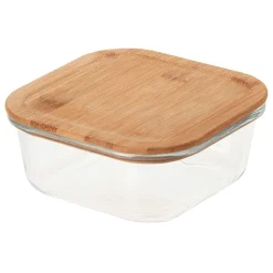 Conservation Alimentaire<Gifi Boîte en verre et bambou 800 ml