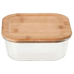Conservation Alimentaire<Gifi Boîte en verre et bambou 1,1 L