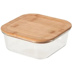 Conservation Alimentaire<Gifi Boîte en verre et bambou 1,1 L