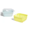 Rangement De Cuisine<Gifi Boîte égouttoir plastique vert anis 22x22xH10cm