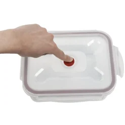 Gifi Boîte hermétique en verre avec couvercle 1,6L| Vaisselle Et Accessoires De Table