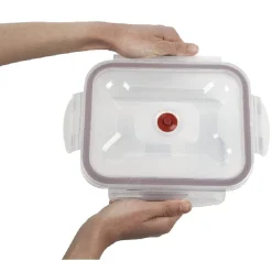 Gifi Boîte hermétique en verre avec couvercle 1,6L| Vaisselle Et Accessoires De Table