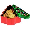 Gifi Boîte métal sapin de Noël| Vaisselle Et Accessoires De Table