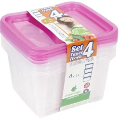 Conservation Alimentaire<Gifi Boîte rangement alimentaire 1,1 L x4