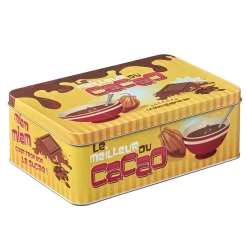Conservation Alimentaire<Gifi Boîte rectangulaire en métal le meilleur du cacao