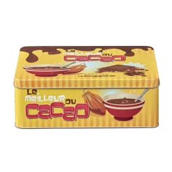 Conservation Alimentaire<Gifi Boîte rectangulaire en métal le meilleur du cacao