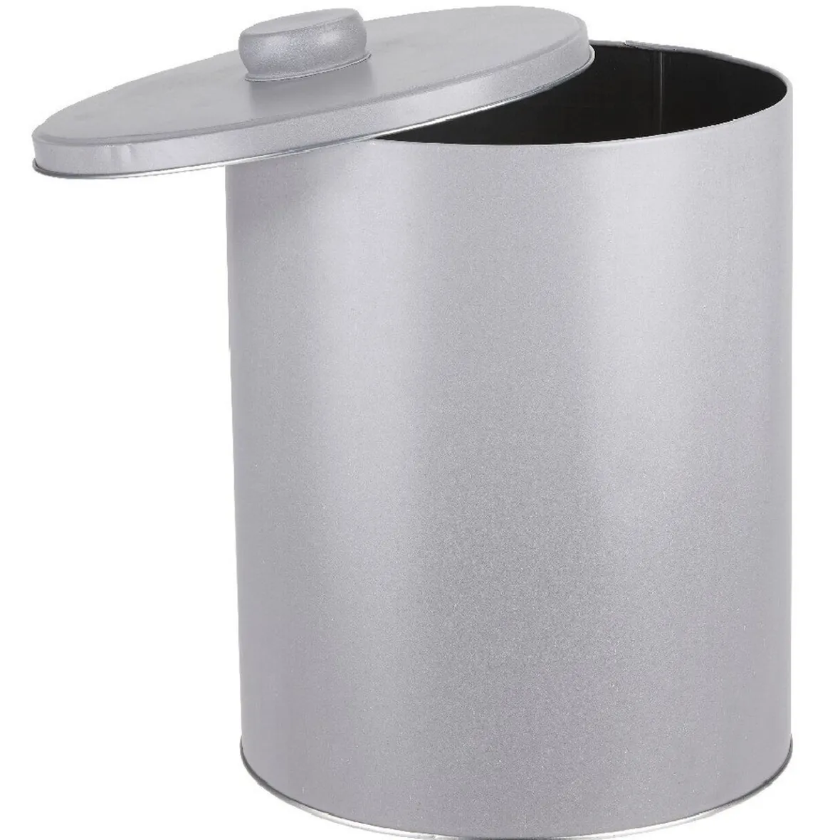 Vaisselle Et Accessoires De Table<Gifi Boîte ronde cylindrique métal grise XL avec couvercle