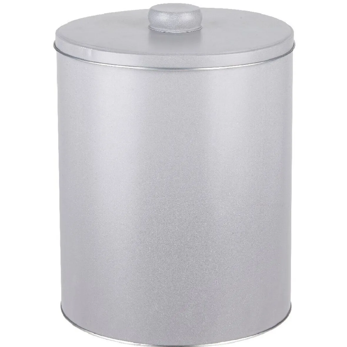 Vaisselle Et Accessoires De Table<Gifi Boîte ronde cylindrique métal grise XL avec couvercle