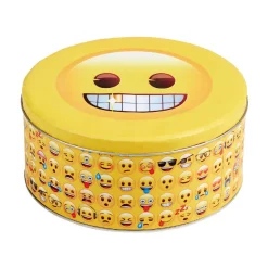 Vaisselle Et Accessoires De Table<Gifi Boîte ronde métallique design Emoji face