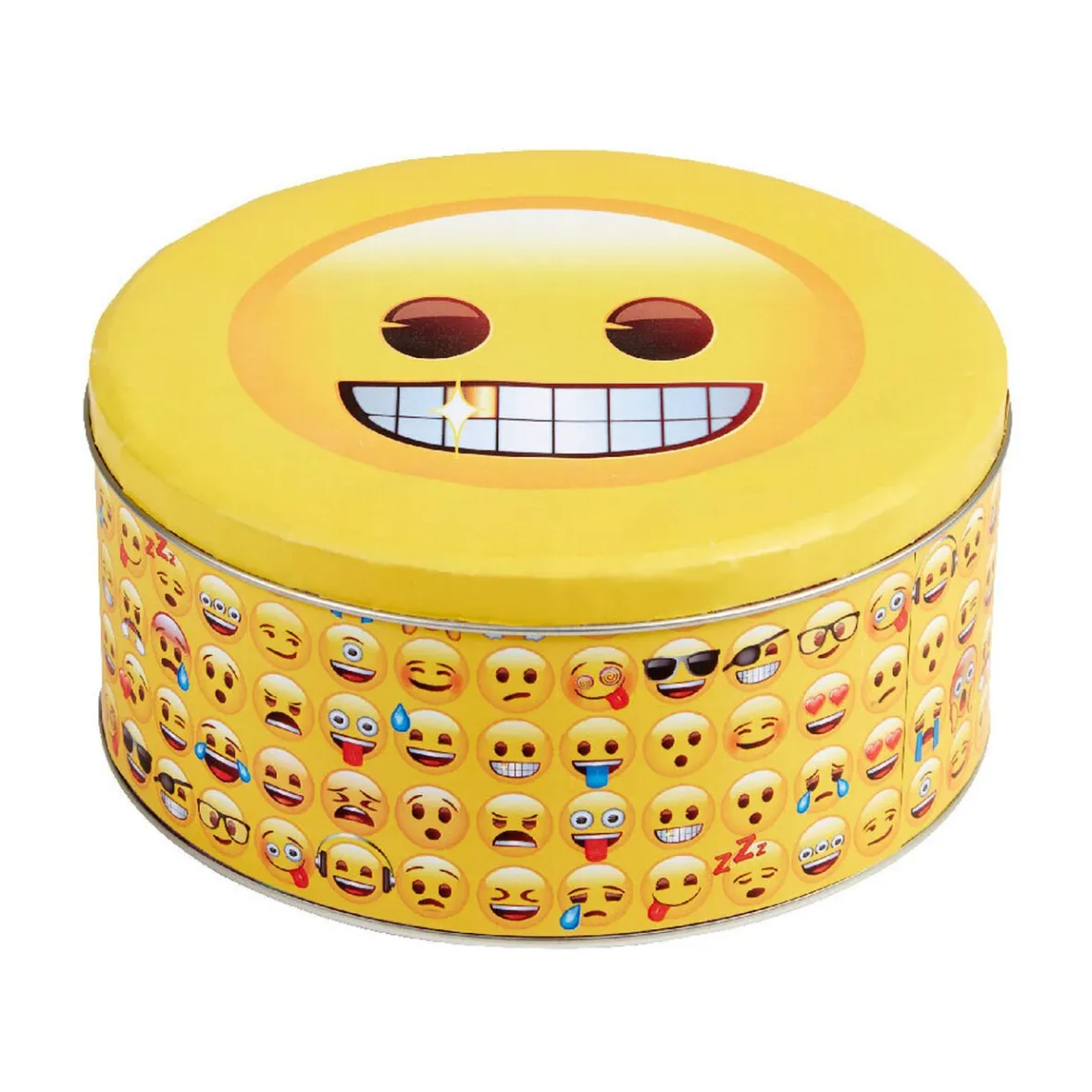 Vaisselle Et Accessoires De Table<Gifi Boîte ronde métallique design Emoji face