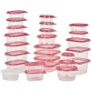 Vaisselle Et Accessoires De Table<Gifi Boîtes alimentaire transparente avec couvercle bleu ou rouge x27