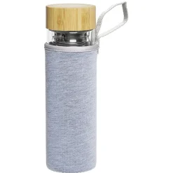 Gifi Bouteille à thé isotherme avec housse 330 ml| Vaisselle Et Accessoires De Table
