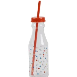 Gifi Bouteille en plastique avec paille| Vaisselle Et Accessoires De Table