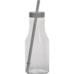 Gifi Bouteille en plastique avec paille colorée x10| Vaisselle Et Accessoires De Table
