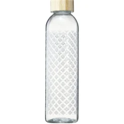 Gifi Bouteille en verre 730 ml motif carreau ciment| Vaisselle Et Accessoires De Table