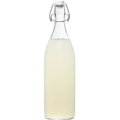 Gifi Bouteille en verre avec bouchon clip 1L| Vaisselle Et Accessoires De Table